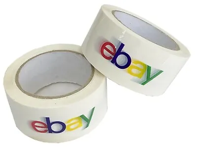 New EBay Branded Packaging Parcel Packing Tape 75 Yards - 50mm Wide • £5.49
