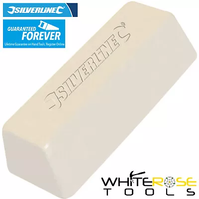 Silverline White Polishing Compound 500g Buffing Steel Hard Metals Iron • £10.15