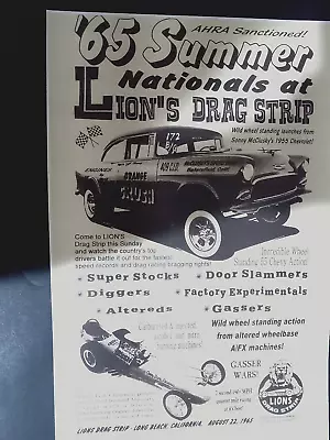 DRAG RACE 1965 Poster • $9.25