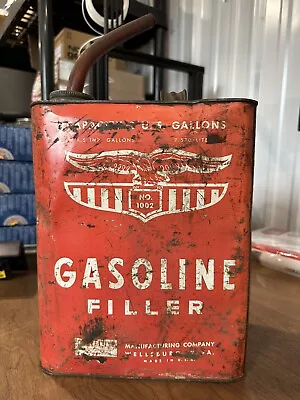 Vintage Eagle Metal 2 Gallon Gas Can  • $37.99