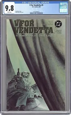 $155 • Buy V For Vendetta #9 CGC 9.8 1989 4197840013