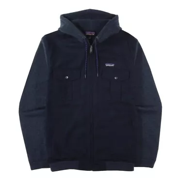 Men's Patagonia Worn Wear Better Hybrid Hoody Jacket Sweater Navy Blue Size L • $89.99