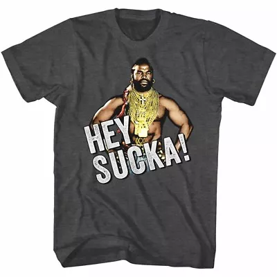 OFFICIAL A-Team Men's T-Shirt Mr T Hey Sucka Shirt Movie Classics • $21.99