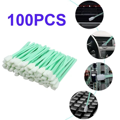 $18.05 • Buy 100X Solvent Foam Cleaning Swabs Roland Mimaki Camera Lens Format InkJet Printer
