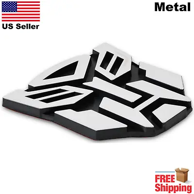 3D METAL Transformers Emblem Decal Autobots Optimus Prime Car Sticker 3   • $7.80