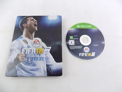 Mint Disc Xbox One Fifa 18 2018 Steelbook Edition - Free Postage • $19.90