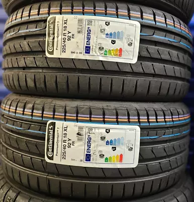 2x New Car Tyres Continental Premium 7 225/40 Zr18 Xl 92y 225 40 18 Uhp 2254018 • £209.99