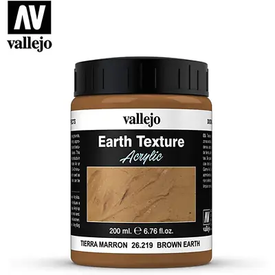 Vallejo Acrylic Model Color 200 Ml Stone Textures - Brown Earth • £18.99
