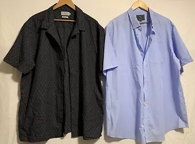 £8.99 • Buy TU Atlantic Bay Collared Button Down Shirts Size XXL