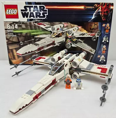 LEGO Star Wars 9493 X-wing Starfighter 95% Complete Retired 2014 Used With Box • $129.99