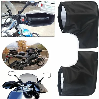 Cycling Gloves Windproof MTB Road Bike Handlebar Mittens Hand Warmer Cover Mitt • $10.09