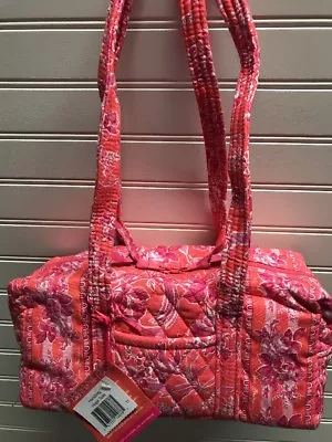 Vera Bradley Retired Rare New Hope Toile Classic 100 Handbag Pinks • $59.50