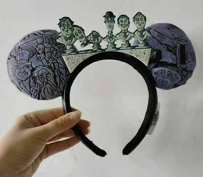 Disney Parks Halloween Minnie Ears Shanghai Haunted Mansion 5th Headband • $15.99