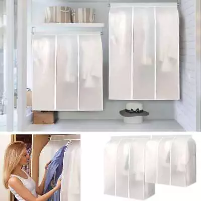 Clothes Storage Dust Cover Moisture-proof Garment Rack Cover Bag Dress Organizer • $11.95