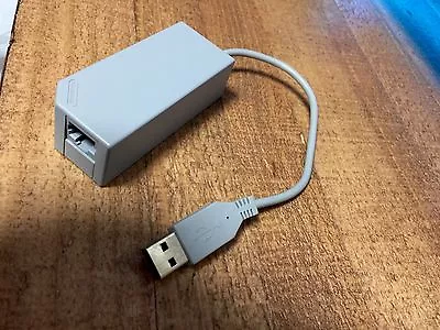 OEM Nintendo WiiWii U & Switch Grey Lan Adapter RVL-015 Connect To Internet • $29.99