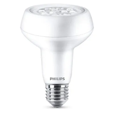 Philips R80 LED Reflector Bulb 7W=100W ES/E27 40° Flood Beam Warm White 2700K • £14.02