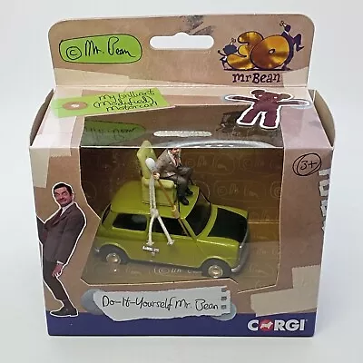 CORGI Lime Green Scale Model Car CC 82114-Mini Mr. Bean Figure & Do-It-Yourself • £20