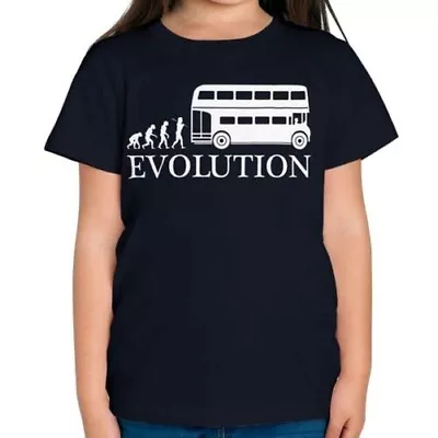 Old London Bus Driver Evolution Kids T-shirt Tee Top Gift S Hat • $16.61