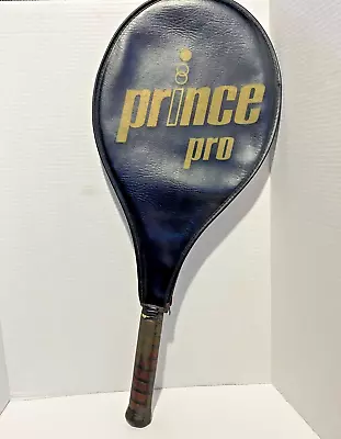 Vintage PRINCE Pro Tennis Racquet 1979  4 1/2  Grip With Cover • $14.99