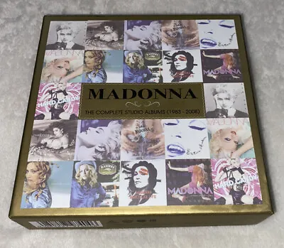 Madonna - Complete Studio Albums 1983 - 2008 [Used Very Good CD] Ltd Ed Boxed S • $34.99