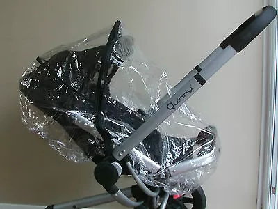 New RAINCOVER Zipped Fits QUINNY Buzz/ Buzz Xtra Dreami Carrycot & Seat Stroller • £16.99