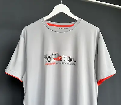 Vintage Vodafone McLaren Mercedes Benz F1 Racing Team Shirt Men's Size 2XL • $50