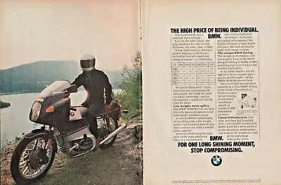 1979 BMW R100 RS - 2-Page Vintage Motorcycle Ad • $11.73