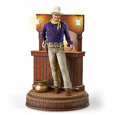 $99.95 • Buy John Wayne Silver Screen Legend  Bravery  Figure Statue #2 - Bradford Exchange