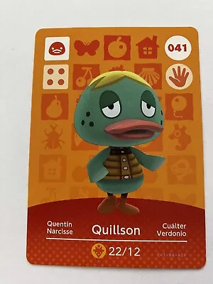 041 Quillson Animal Crossing Amiibo Card 041  Authentic ACNH • $4.10
