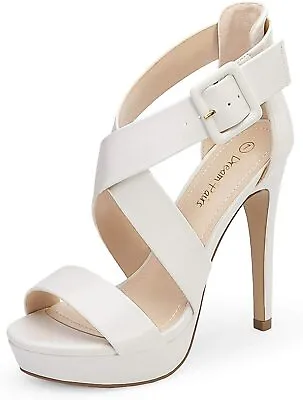 $37.59 • Buy Women High Heel Stilettos Heel Sandals Open Toe Wedding Party Dress Shoes