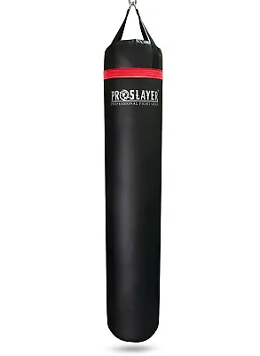 Proslayer 6ft Tall 150lb Muay Thai Punching Bag (Red Straps/Unfilled) • $49.95