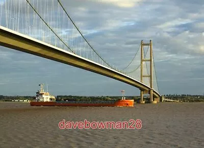 £1.70 • Buy Photo  Ship Under The Humber Bridge Dutch Registered Cargo Vessel Lady Helene Pa