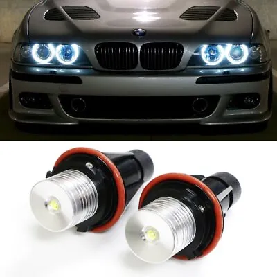 7000K LED Angel Eye Marker Light Bulbs For BMW E39 E60 E63 E64 E53 5 6 7 X3 X5 • $30.59