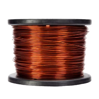 16 AWG Gauge Enameled Copper Magnet Wire 5.0 Lbs 628' Length 0.0545  240C Nat • $190.27