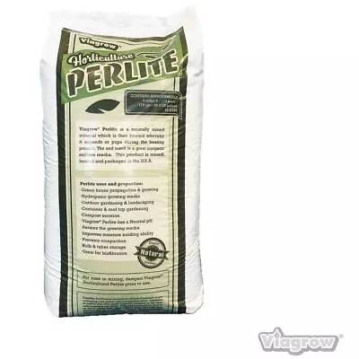 Viagrow 4 Cu Ft Perlite Gardening Greenhouse Hydroponic Growing Compost Aeration • $56.40