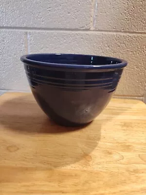 VINTAGE HOMER LAUGHLIN FIESTA NESTING MIXING BOWL #5 - Colbalt Blue  • $195