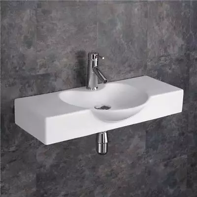  Large Wall Hung Or Counter Mount Bathroom Sink Hung 700mm By 340mm  • £132