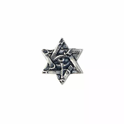 925 Sterling Silver Eye Of Horus Star Of David Stud Earrings Men Women A4151 • $11.02