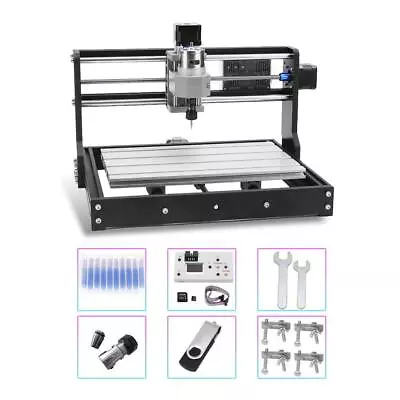 Mini CNC Router 3 Axis Milling Machine Wood Engraver Offline Controller • $179.08