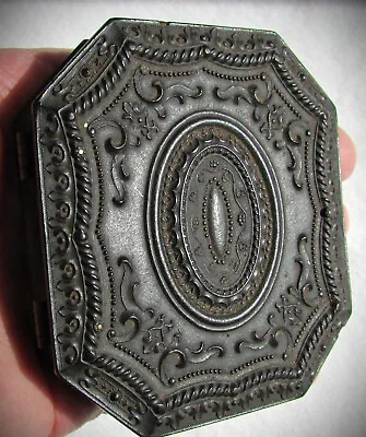 Antique Gutta Percha Daguerreotype Union Photo Case Eye Design Civil War Era • $75