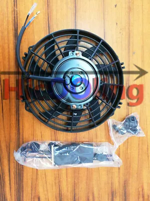 Universal 9 Inch 12V Volt Electric Cooling Fan Thermo Fan + Mounting Kits • $35