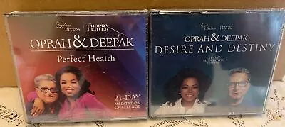 Oprah And Deepak Perfect Health Desire And Destiny 21 Day Meditation CD Lot • $19.95