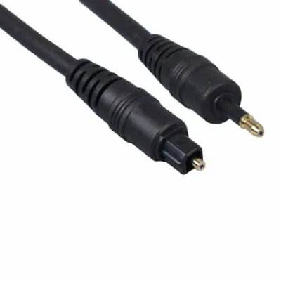 3' 5.0mm Toslink Male To 3.5mm Mini Toslink Audio Cable S/PDIF PC Mac TV Laptop • $7.21