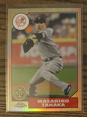 2017 Topps Chrome MASAHIRO TANAKA 30th Anniversary Insert Card • $1