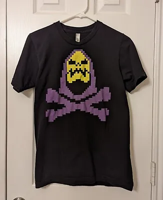 8-Bit Zombie Skeletor He-Man Masters Of The Universe Skull T Shirt Small • $11