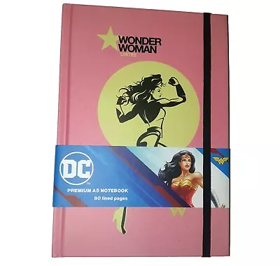 Wonder Woman Premium Lined A5 Hardback Notebook DC Comics Stationery New • £6.79