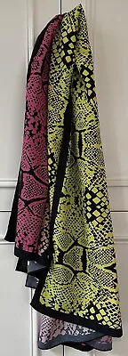 MW By Matthew Williamson For Debenhams Sarong. 1 Size. Rainbow/Snakeskin Pattern • £10