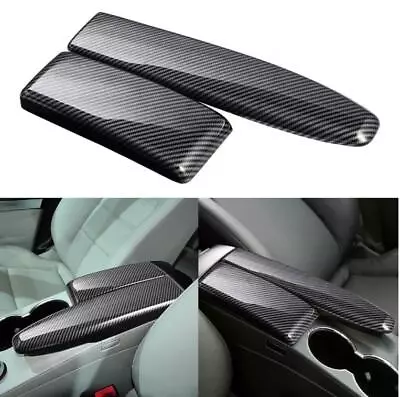 Carbon Fiber Car Center Armrest Box Panel Cover Trim For Benz C W204 E W212 ABS • $16.59