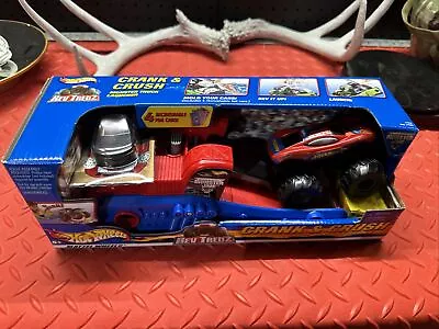 Hot Wheels Monster Jam Crank And Crush Rev Tredz With Spider-man Mattel 2002 New • $100