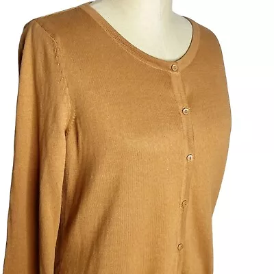 H&M | Womens Size M Brown Button Front Cardigan Sweater • $20.29